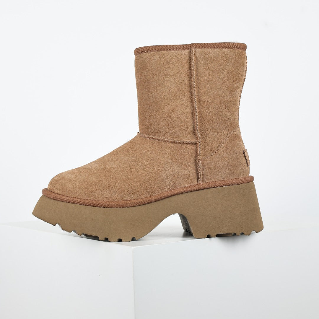 UGG Women's 5cm Platform Short Boots - Chestnut - view 9