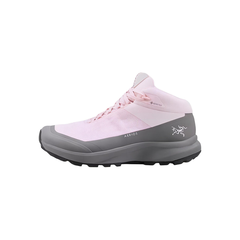 Arc'teryx Aerios FL 2 GTX Women's Waterproof Mid-Cut Lightweight Hiking Shoes – Pink/Grey (GORE-TEX / White Bird)