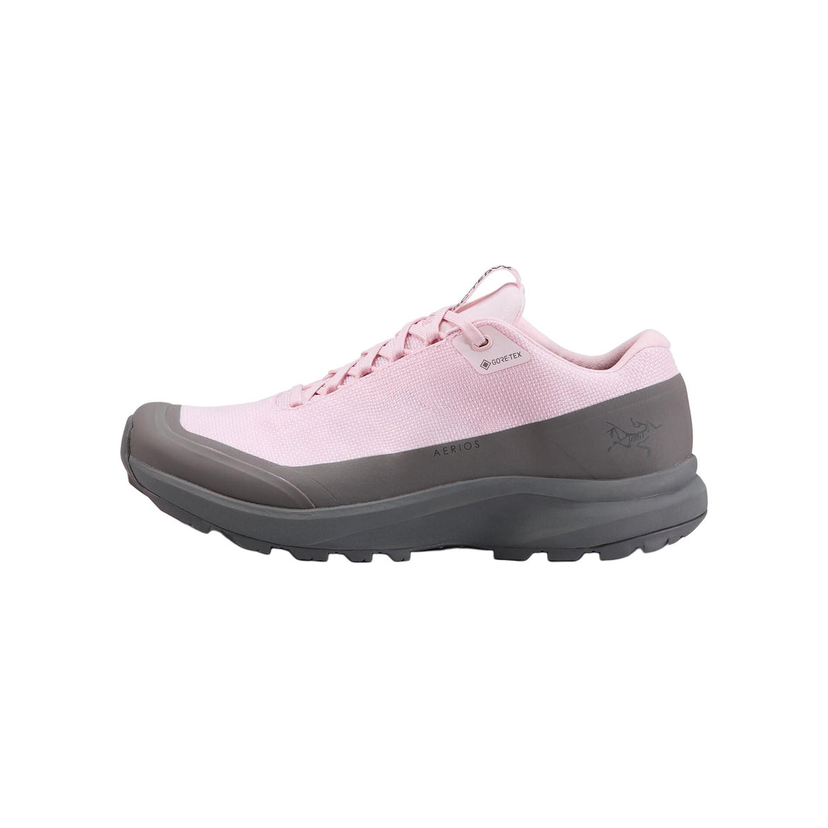 Arc'teryx Aerios GTX Women's Waterproof Hiking Shoes – Pink Nectar/Pelican (Blush Pink/Warm Grey)