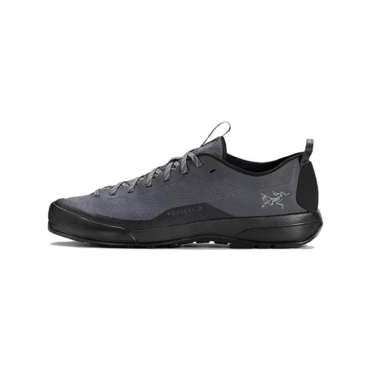 Arc'teryx Konseal LT Men's Approach Shoes – Graphite/Black (Grey Mesh / Black Sole)