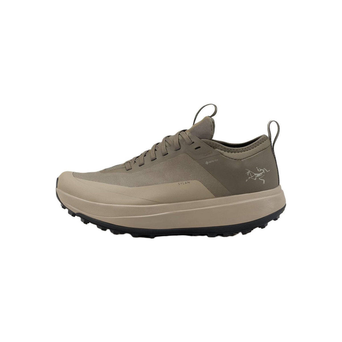 Arc'teryx Sylan GTX Men's Waterproof Trail Running Shoes – Dark Taupe/Oatmeal (Khaki/Sand)