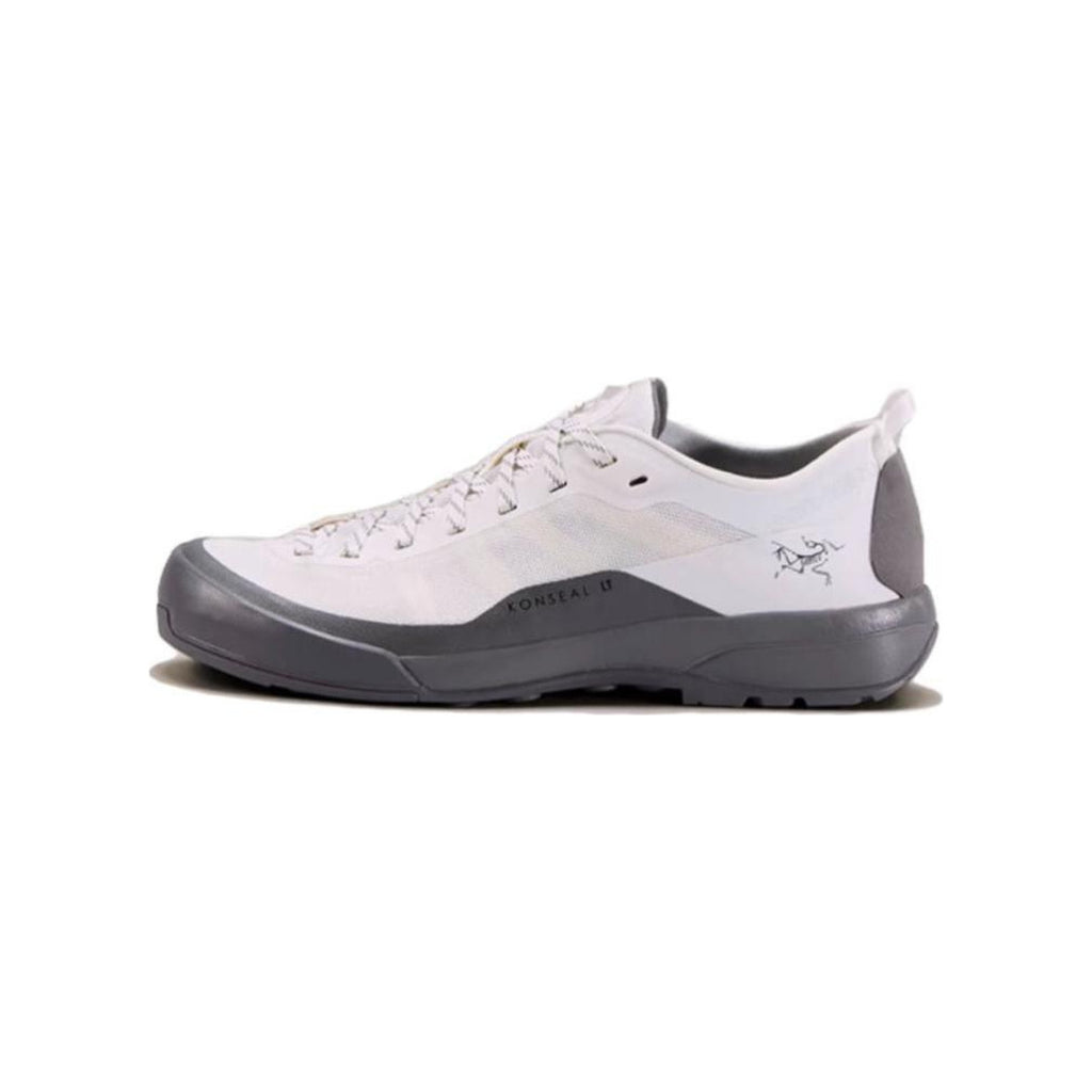 Arc'teryx Konseal LT Unisex Approach Shoes – White/Graphite (Off-White / Slate Grey)