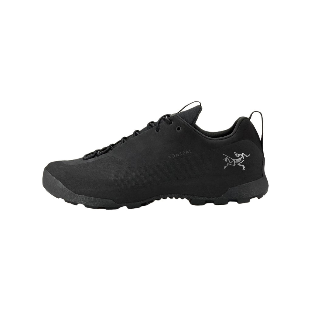 Arc'teryx Konseal Men's Approach Shoes – Black (Triple Black / Silver Reflective Bird Logo)