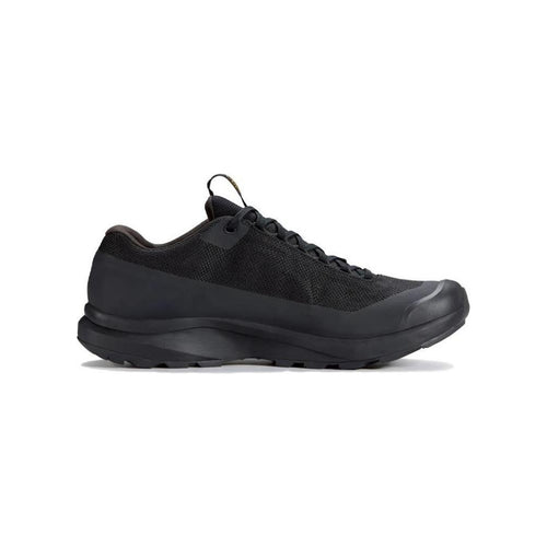 Arc'teryx Aerios R GTX Unisex Waterproof Low-Top Hiking Shoes – Black/Black (Gold Logo)