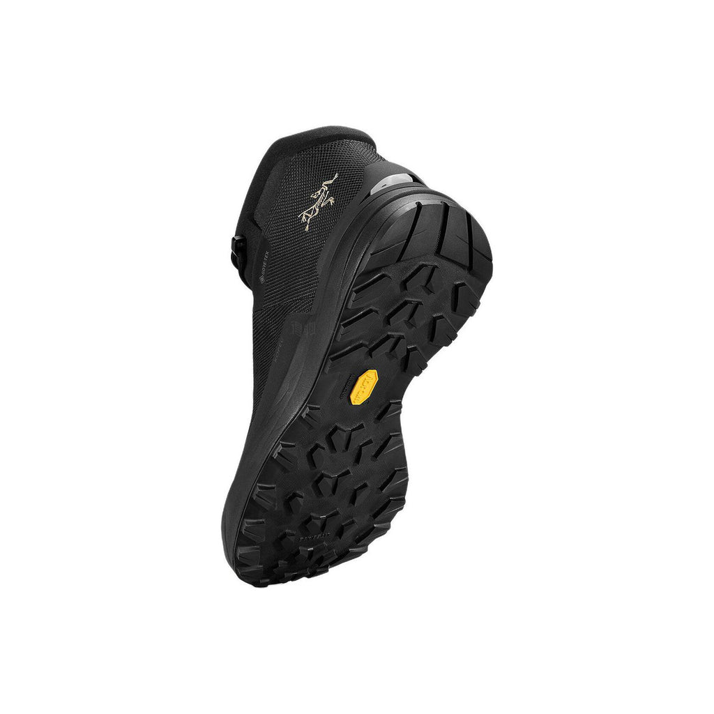 Arc'teryx Kopec GTX Men's Waterproof Mid-Cut Urban Outdoor Hiking Shoes – Black/Champagne Gold (GORE-TEX / Hex Mesh / Gold Bird)