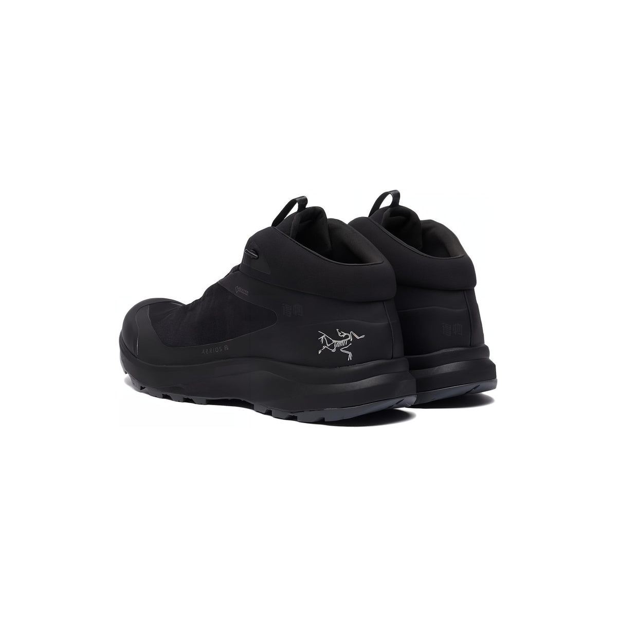 Arc'teryx Aerios FL TPEE MAX Mid GTX Men's Waterproof High Mid-Cut Hiking Shoes – All-Black (GORE-TEX / TPEE MAX / Silver Bird)