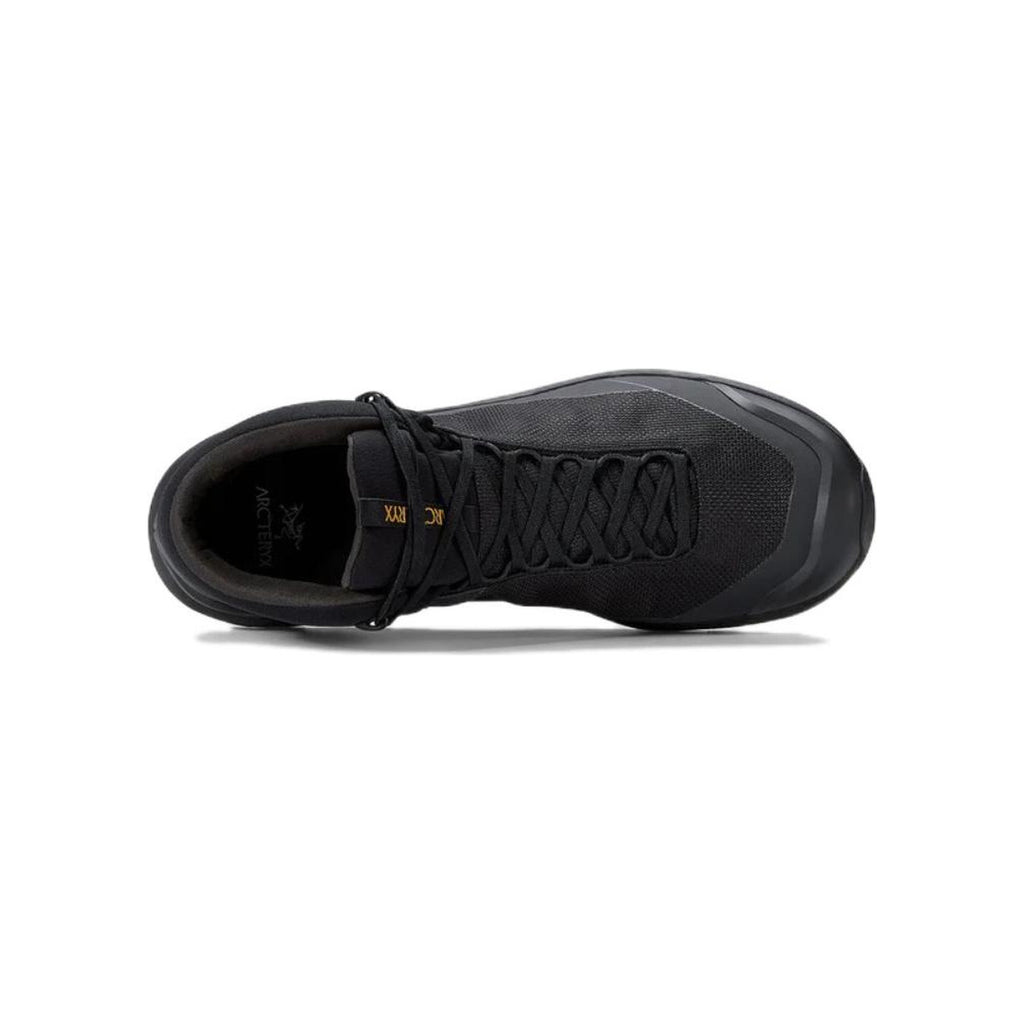 Arc'teryx Aerios FL 2 Mid GTX Men's Waterproof Mid-Cut Hiking Shoes – Black/Olive Gold (GORE-TEX / Gold Bird)