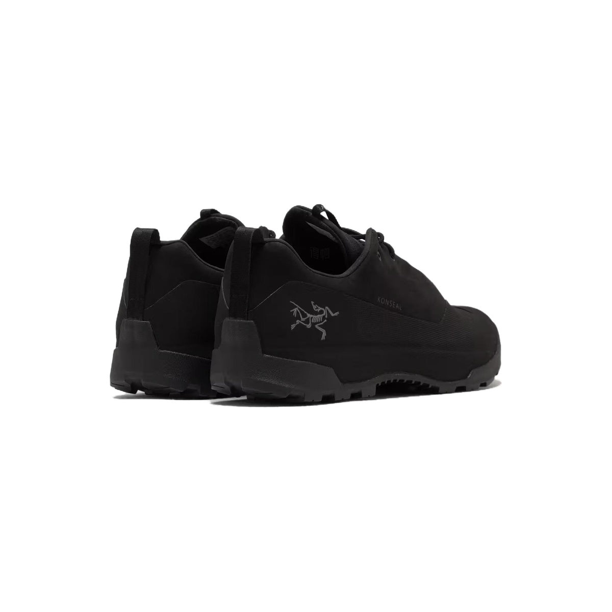 Arc'teryx Konseal Men's Approach Shoes – Black (Triple Black / Silver Reflective Bird Logo)