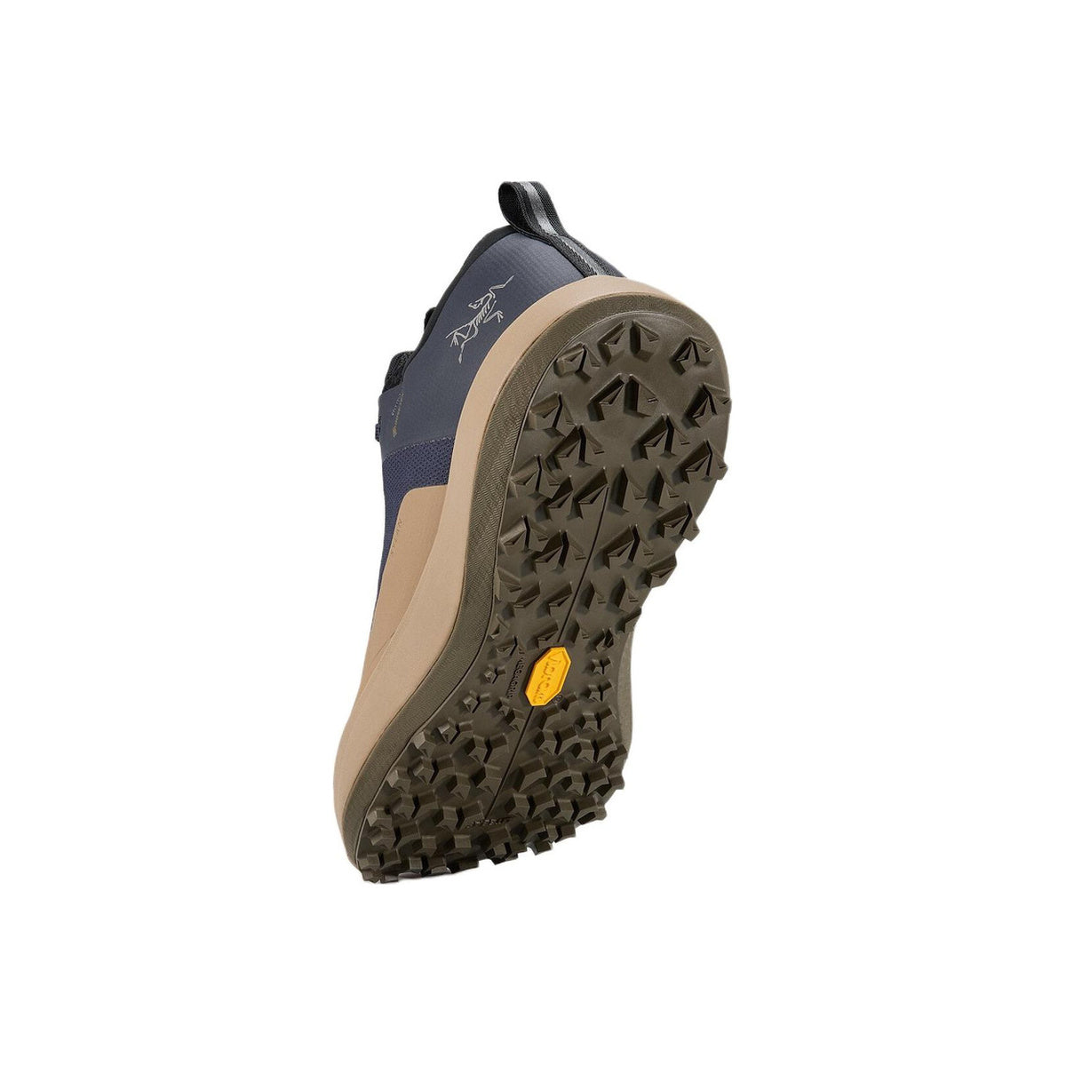 Arc'teryx Sylan Men's Long-Distance Trail Running Shoes – Black Sapphire/Silt (Navy/Tan)