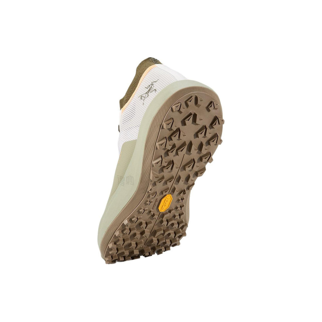Arc'teryx Norvan LD 3 Men's Long-Distance Trail Running Shoes – White/Forage (Sage/Orange Accent)